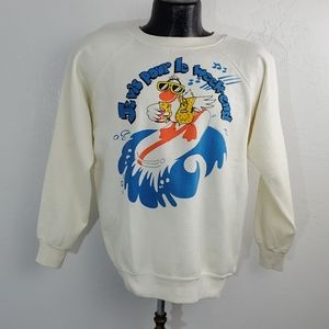Vintage 1983 Perrys sportswear sweatshirt graphic women size L Y2K